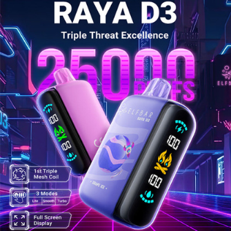 ELF BAR RAYA D3 25000 SERIES