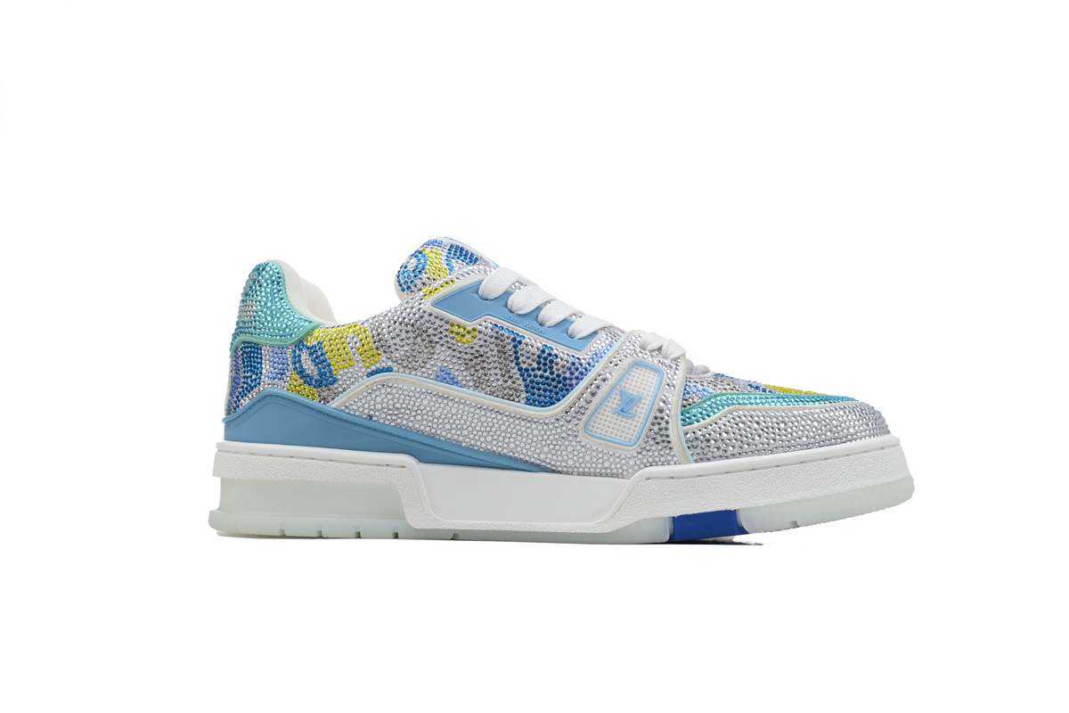 Pkkicks God Batch Louis Vuitton Trainer Sky Blue