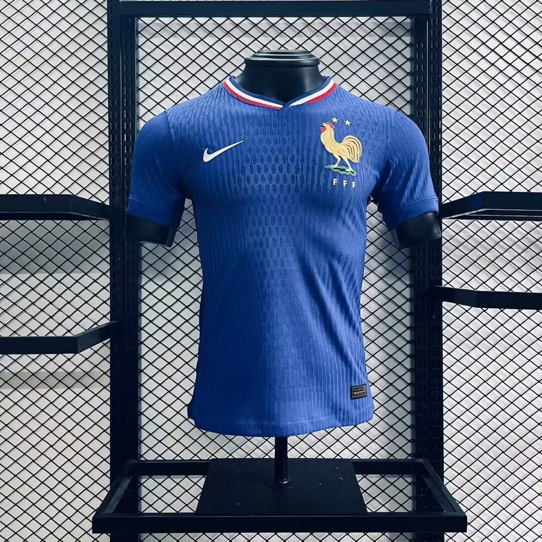 France 2024-25 Euro Home Jersey Player Version