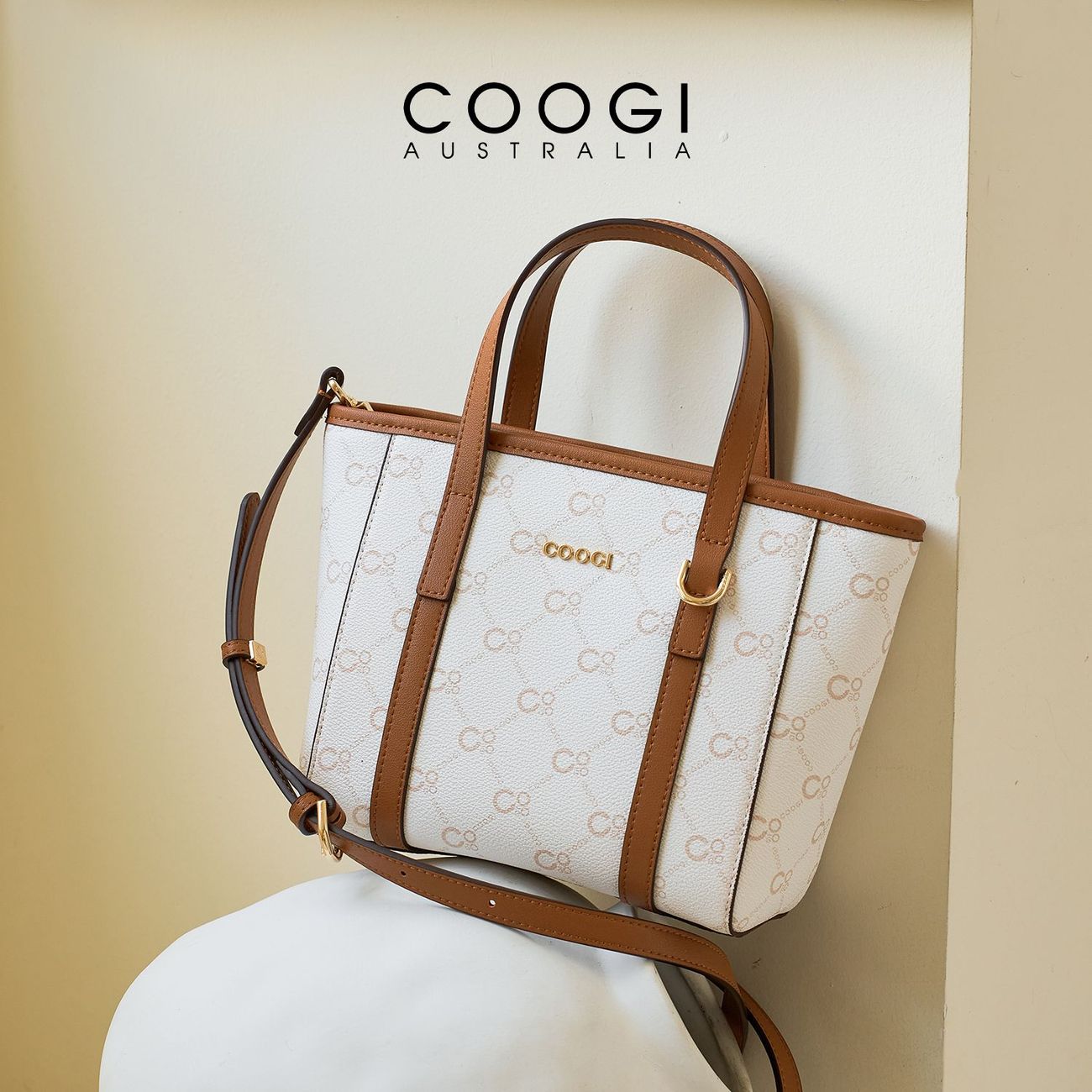 [COOGI] Tote Bag 2026 New Presbyopic High-class Women's Bag Commuter Large Capacity Vegetable Basket Bag Birthday Gift