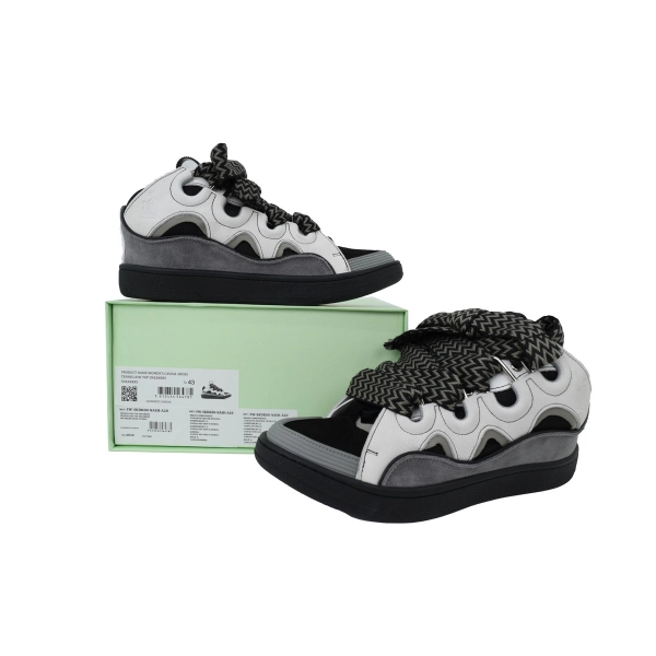 LANVIN Black Whiteand Gray