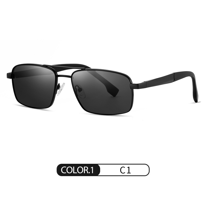 Retro Metal Square Pilot Sunglasses
