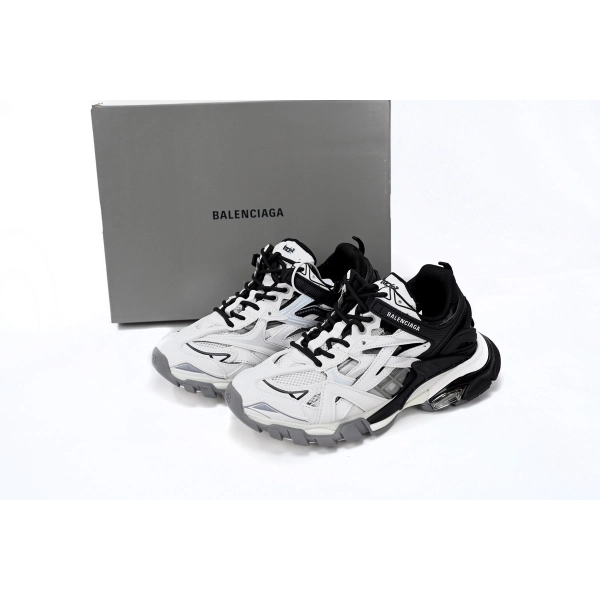 Balenciaga Track 2 Sneaker Black And White 568614 W2GN3 1090