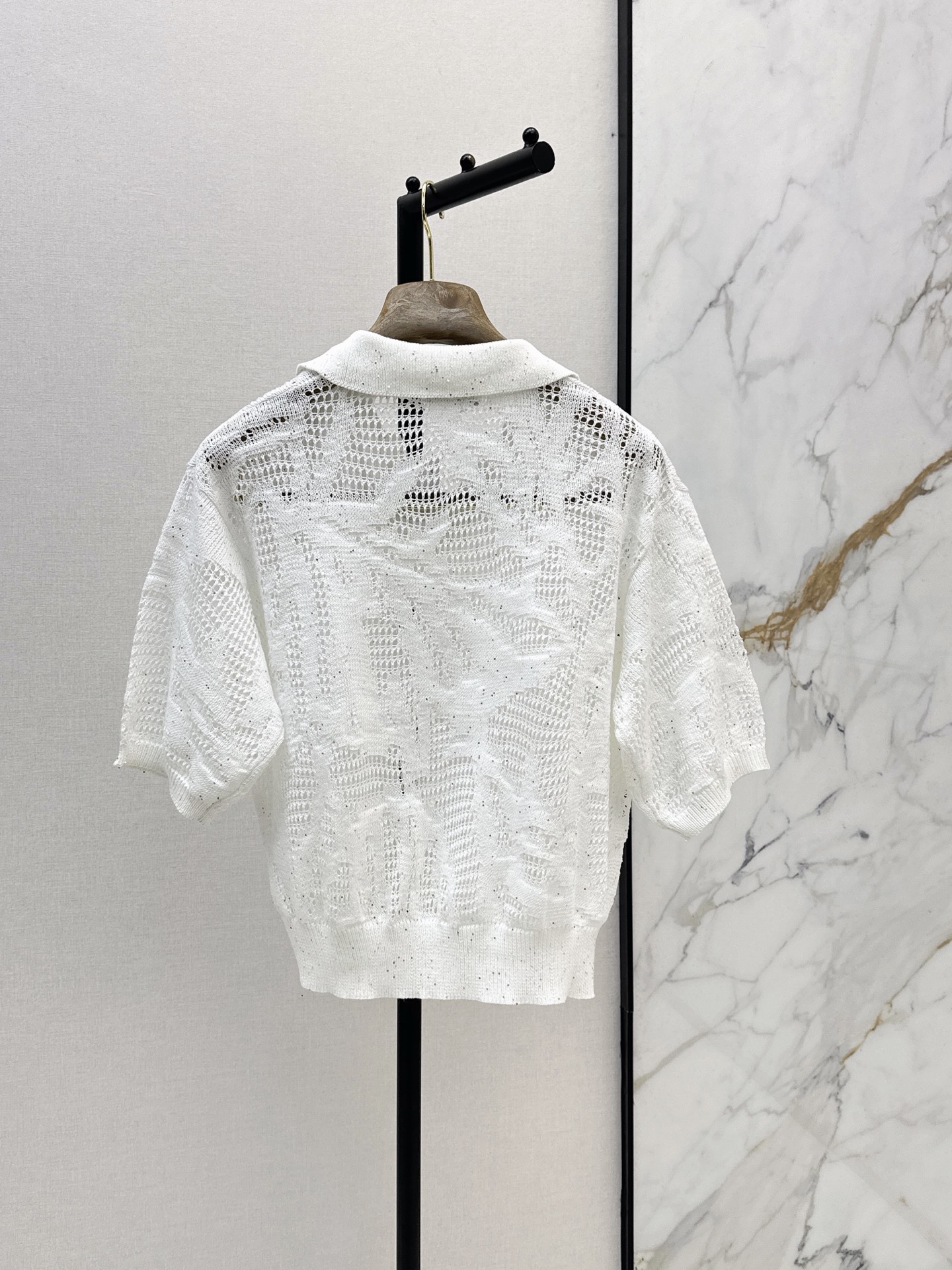 Brun New Hollow crochet knitwear