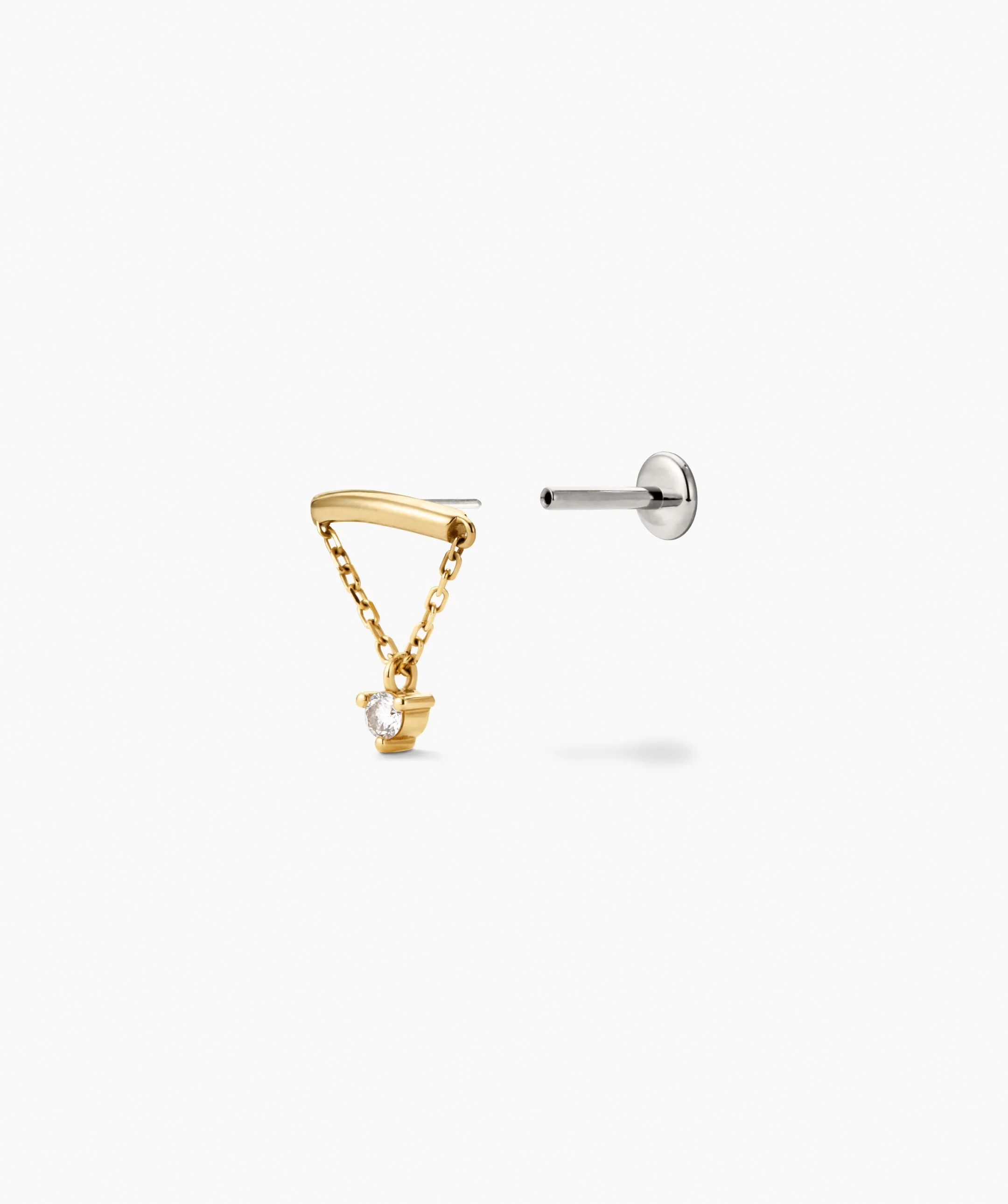Piercing Studio - Single Lab Grown Diamond Helix Stud
