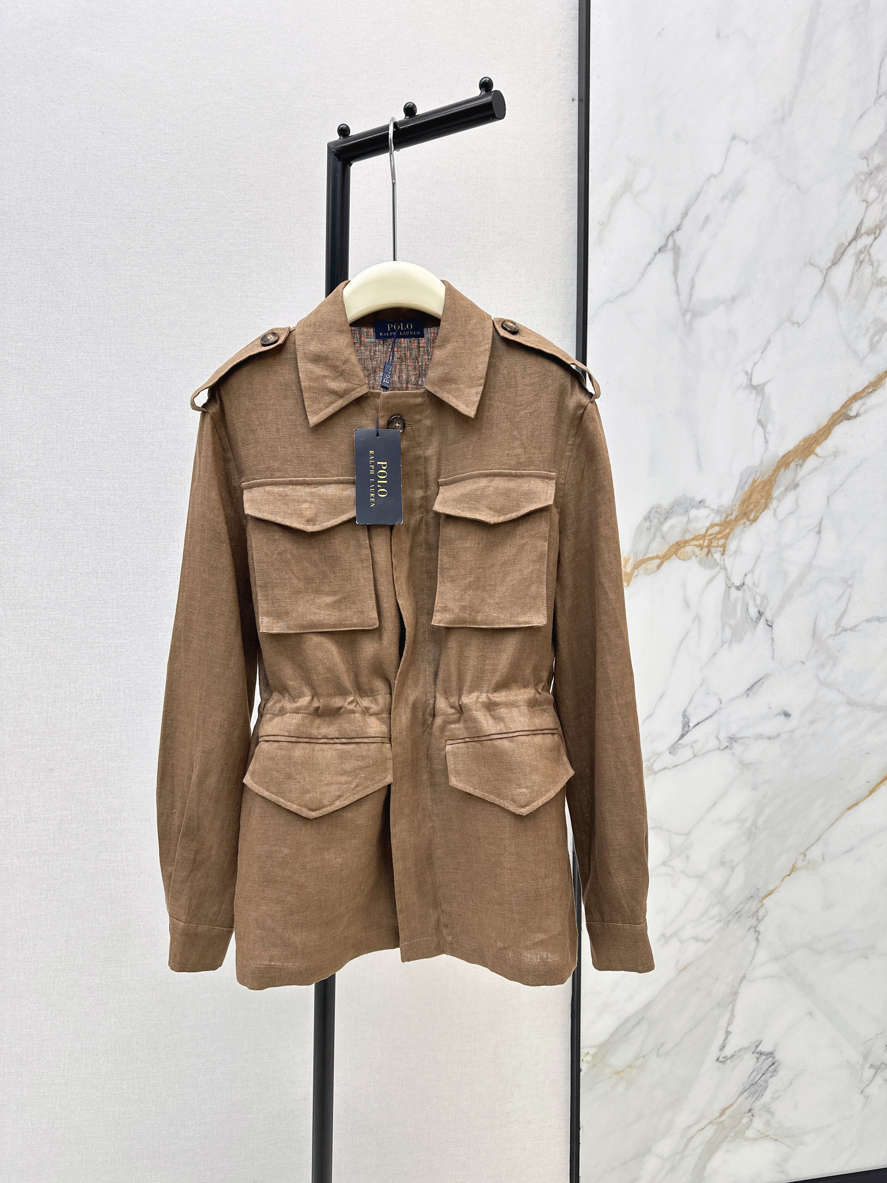 Ral New drawstring trench coat