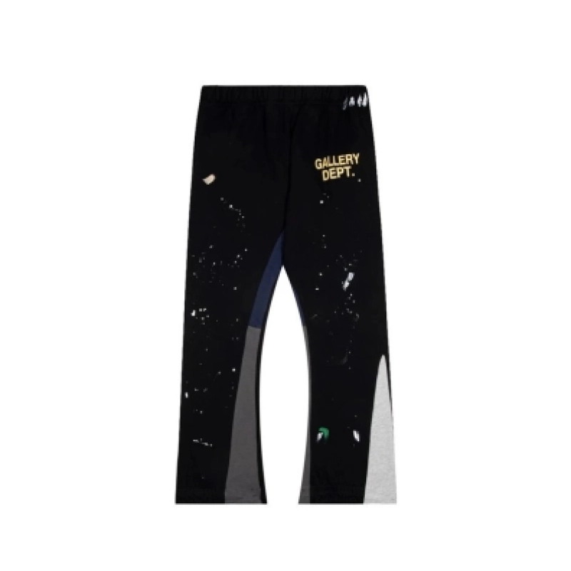 Gallery Dept. Painted Flare Sweat Pants Washed Black