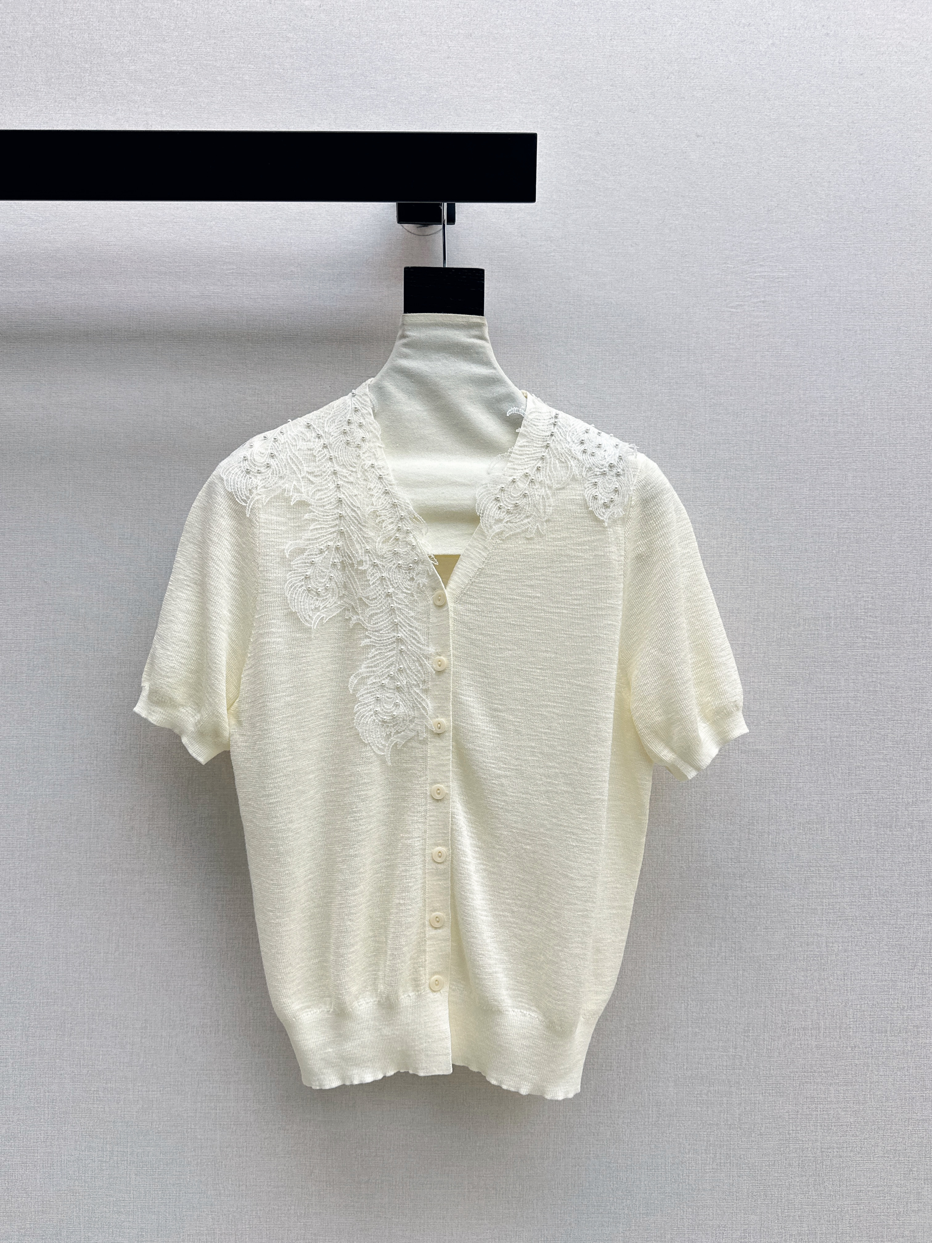 ES New contract lace knit cardigan