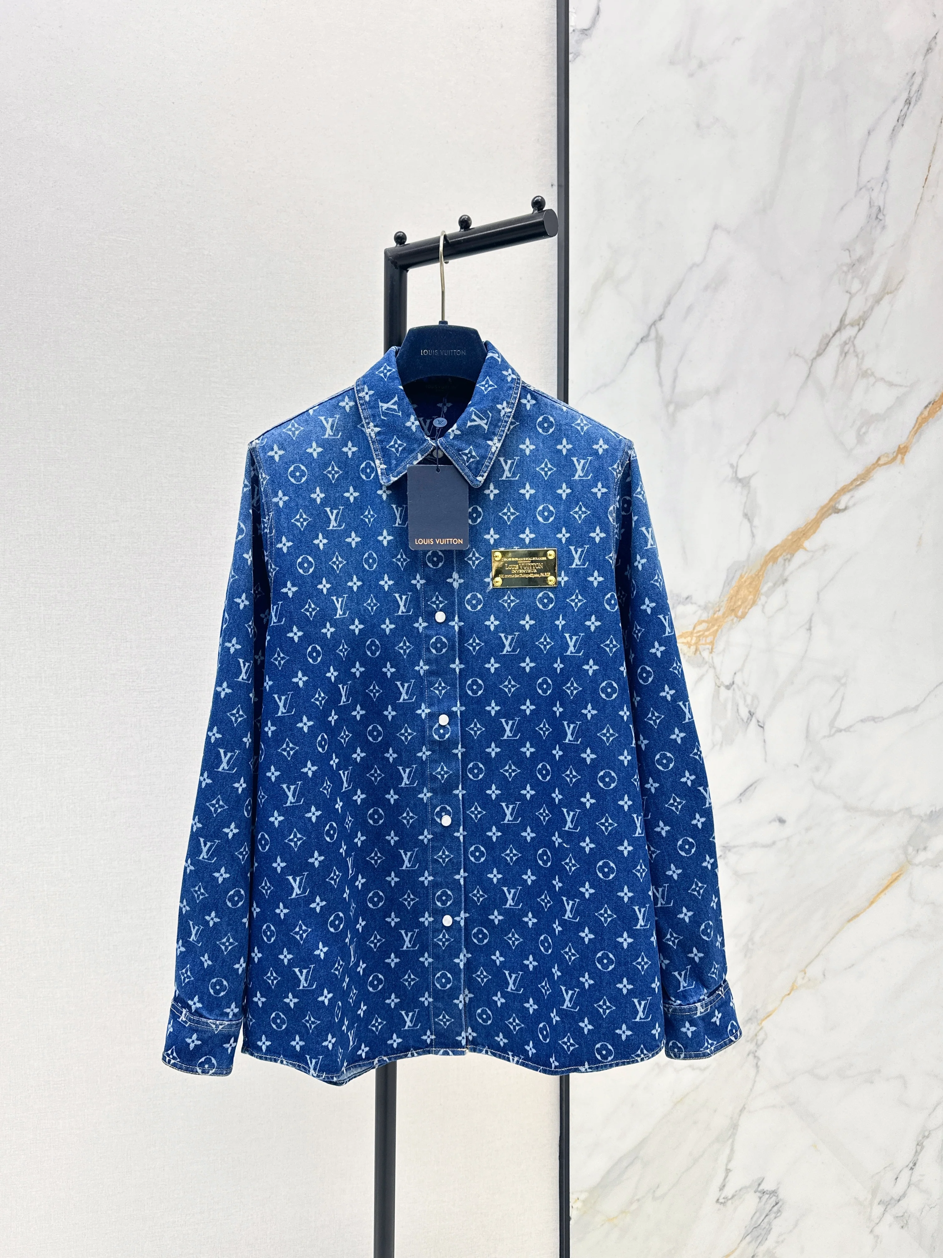Louis NEW denim jacquard shirts jacket