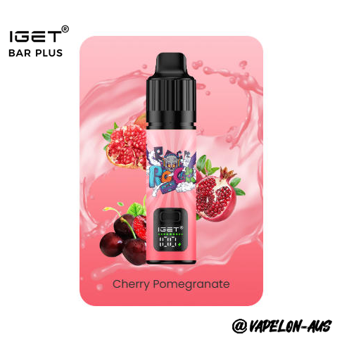 IGET BAR PLUS S3 10000 Puffs - Cherry Pomegranate