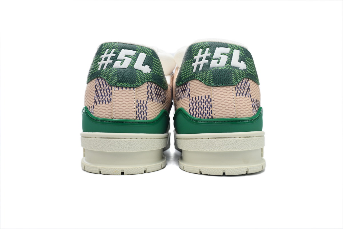 Pkkicks God Batch LOUIS VUITTON Trainer White Green