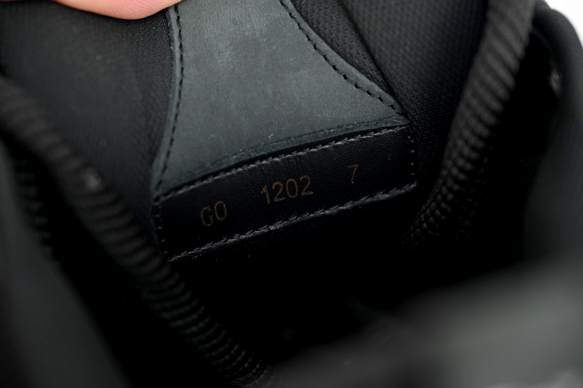 Pkkicks God Batch Louis Vuitton Skate Sneaker Black 51BCOLRB