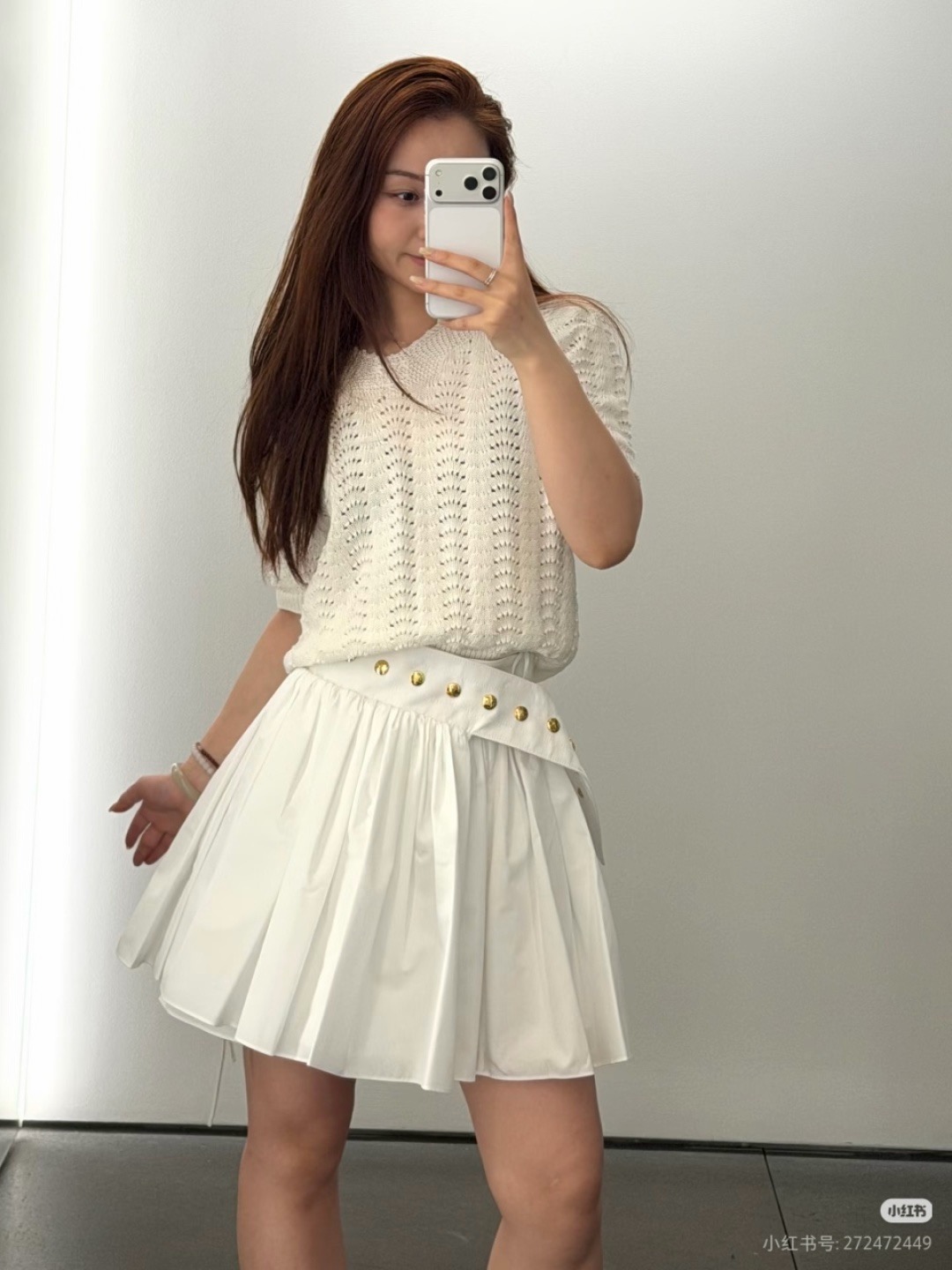 Celi New gold buckle skirt