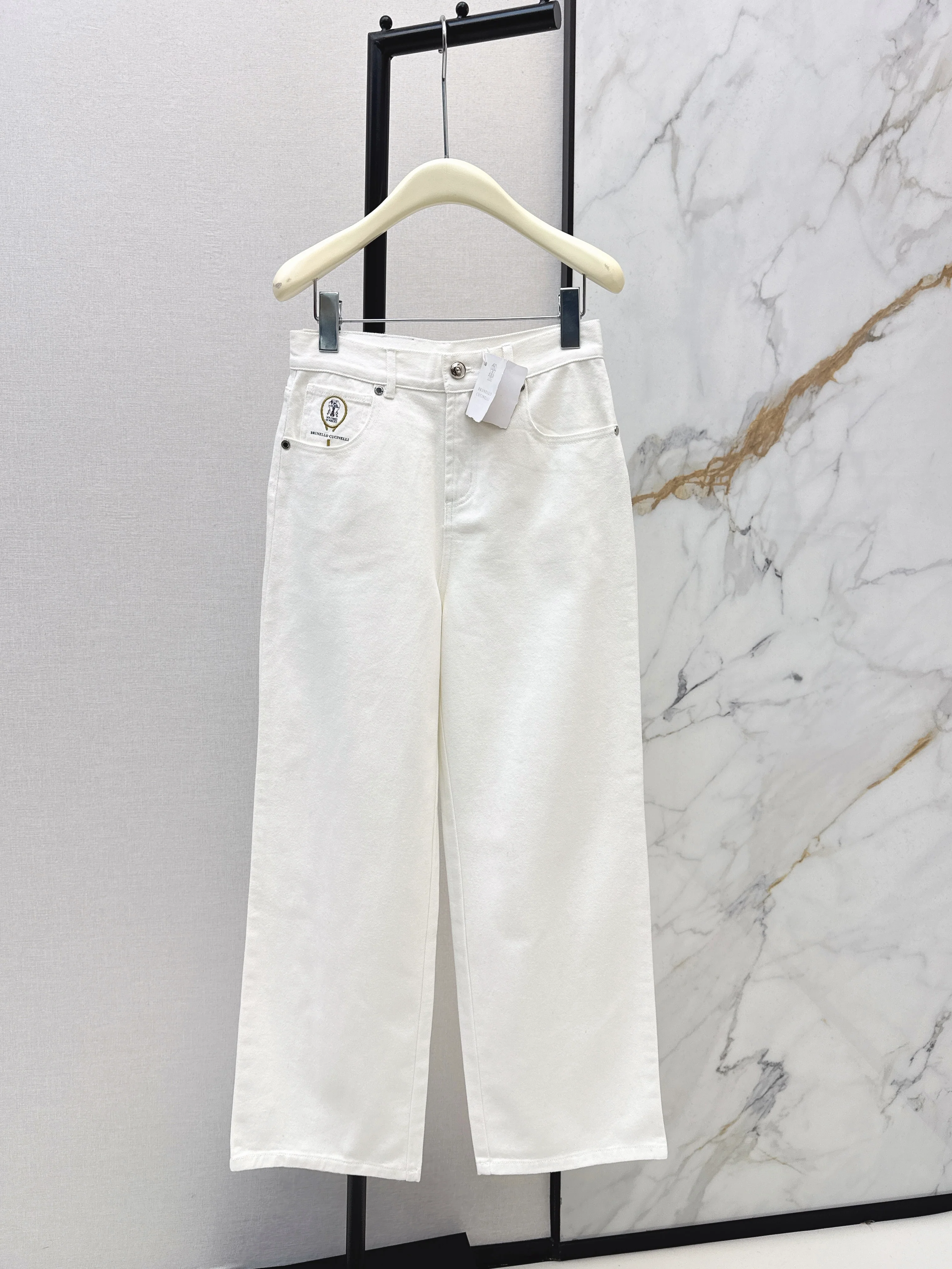 Brun NEW straight-leg jeans
