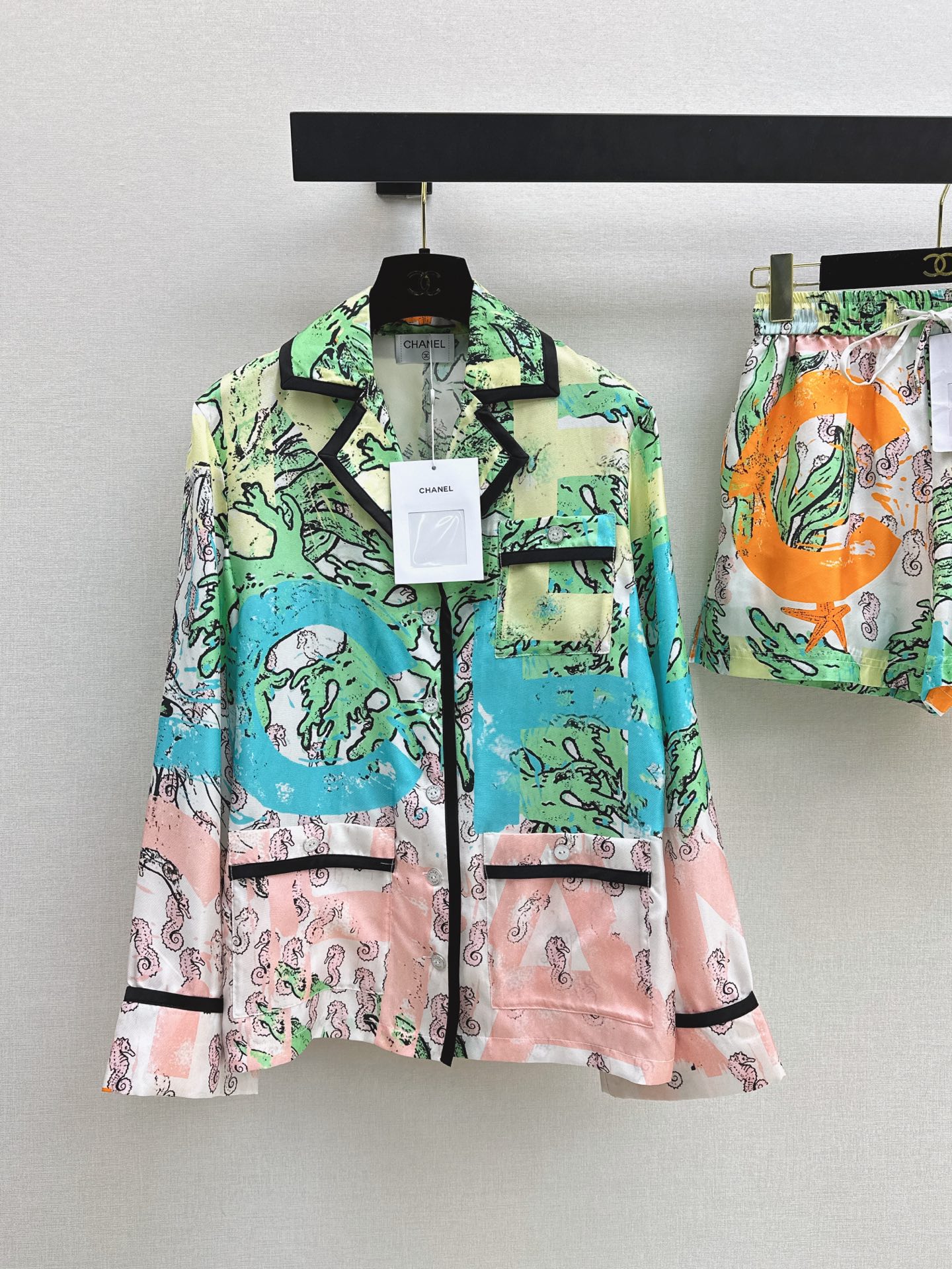 Chan New Printed silk shirt