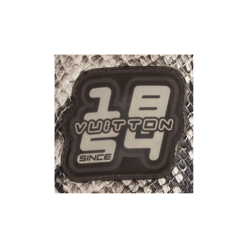 Pkkicks God Batch LOUIS VUITTON Skate Sneaker Brown Snakeskin