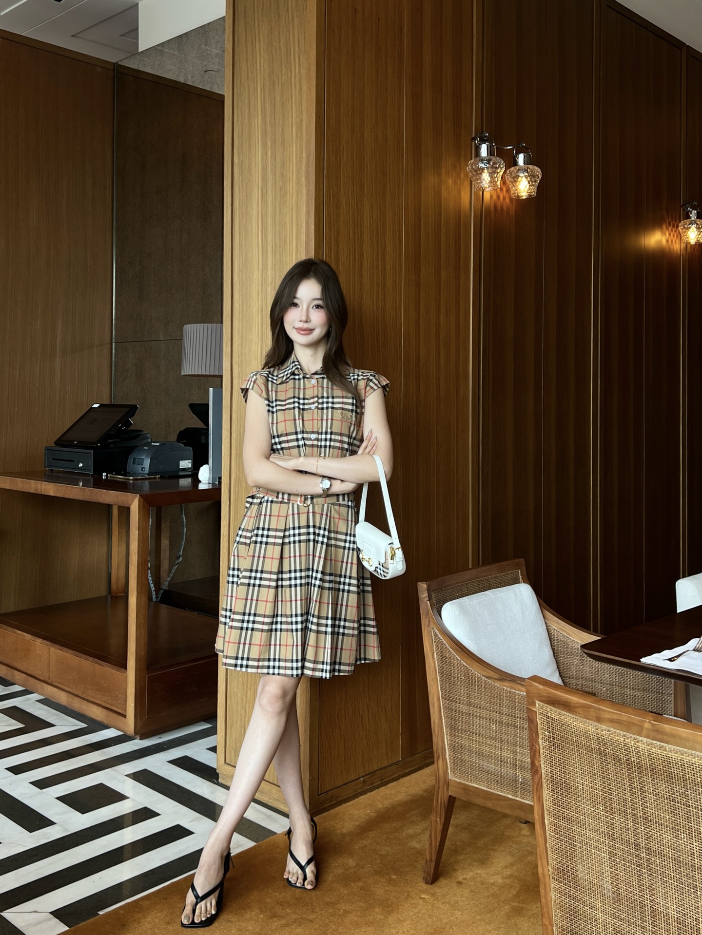 Bur New plaid dress