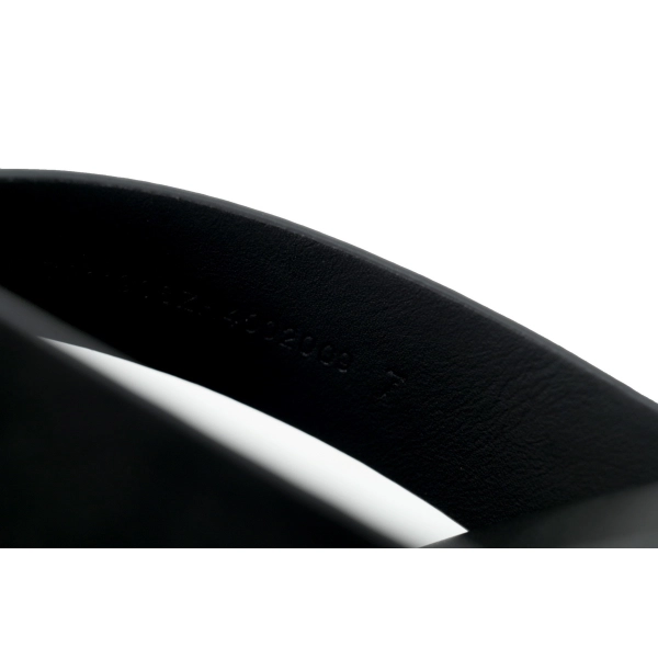 HERMES Black Cross Strap Slides