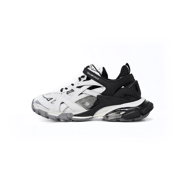 Balenciaga Track 2 Sneaker Black And White 568614 W2GN3 1090