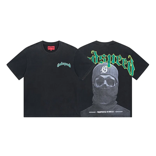Godspeed Balaclava Szn T-Shirt  1020 Wash Black