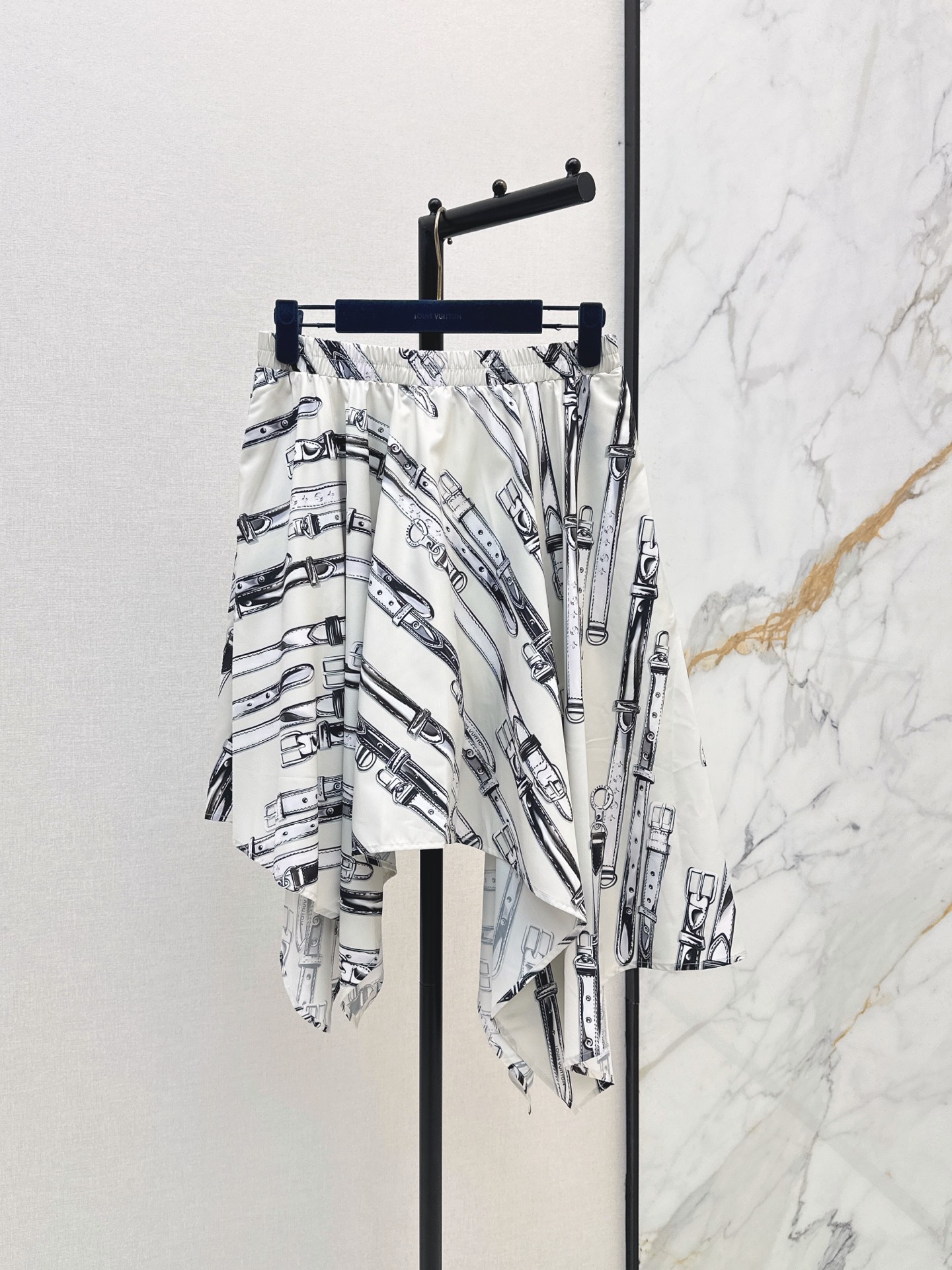 Louis New Printed Irregular Skirt