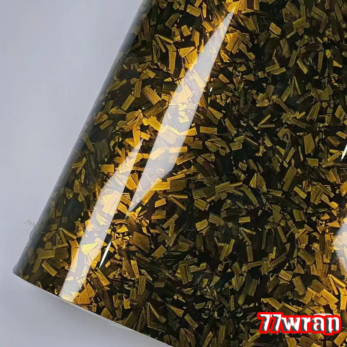 (PET) Forged Carbon Pattern Wrap Vinyl Car Body Sticker