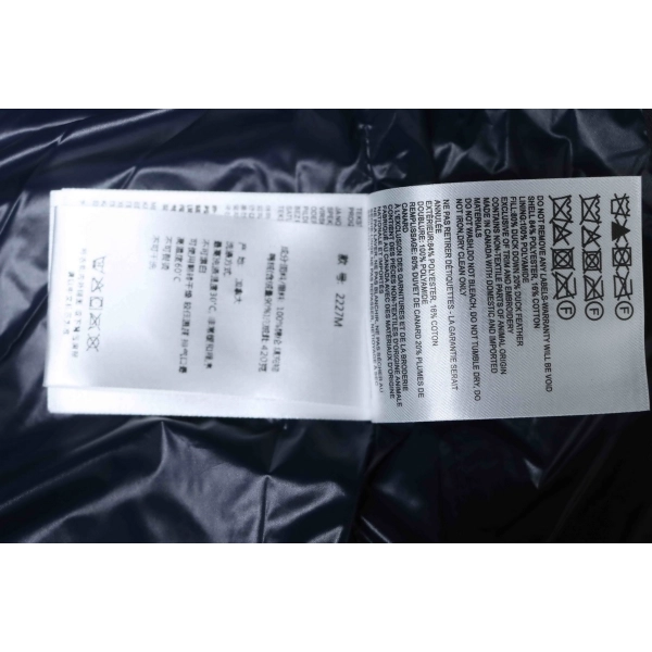 copy of Canada Goose Puff Checkered Down Jacket Dark Blue