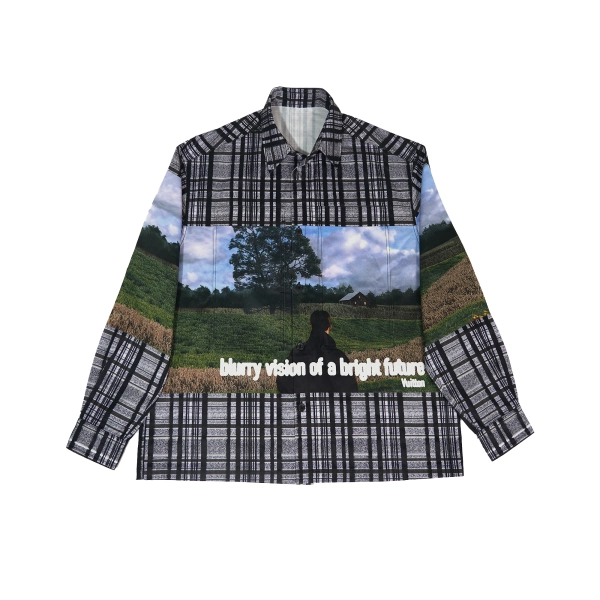 Printed Cotton Overshirt 1ABY24