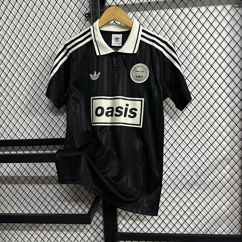 Ad x Oasis Tour Black Jacquard Jersey