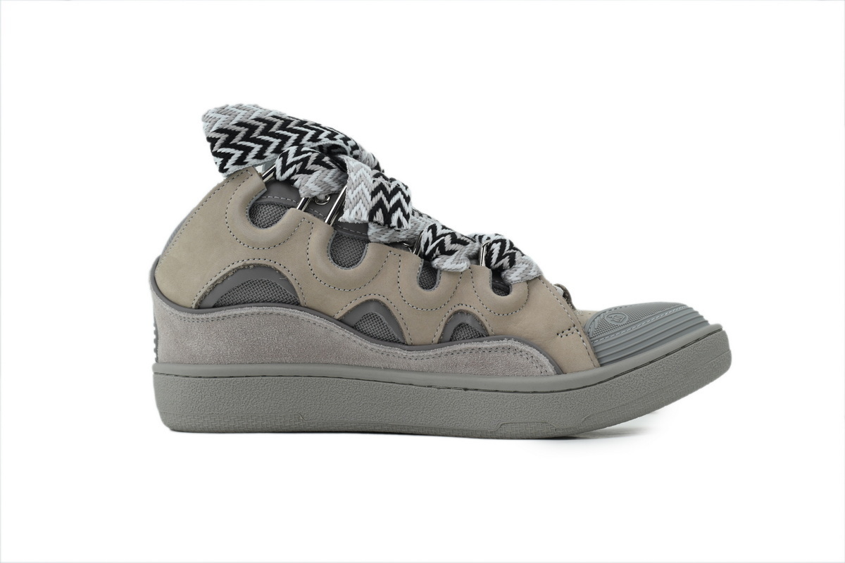 Lanvin Curb Sneakers Gray