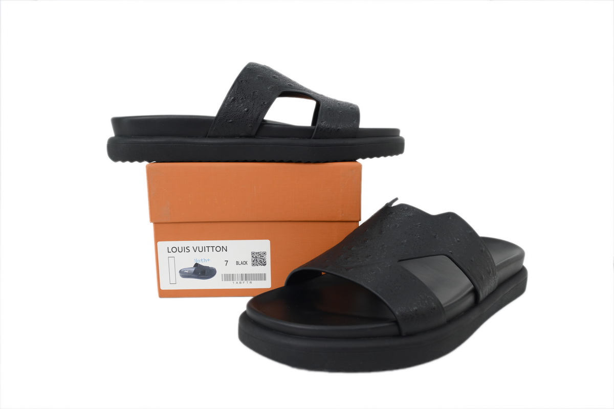 Pkkicks God Batch LOUIS VUITTON Oasis Mule Shoes Black