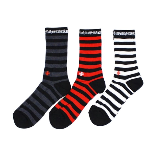 Chrome Hearts Striped Socks