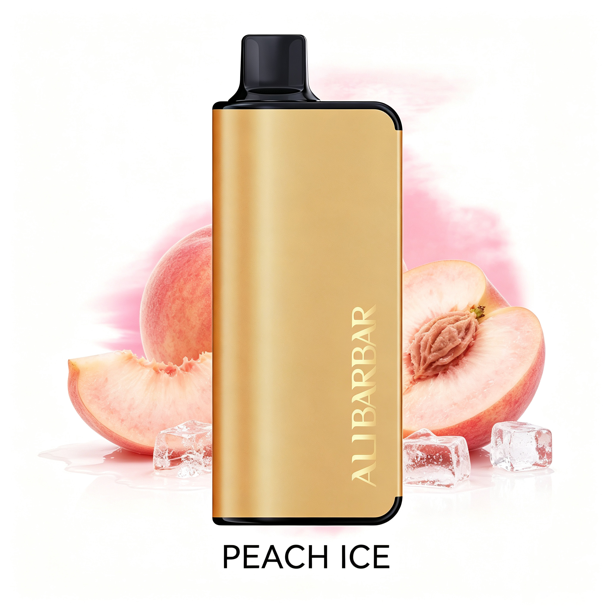 🍑❄️ Peach Ice– Alibarbar 9000 Puffs Disposable Vape 🍑 Sweet Nostalgic Flavor