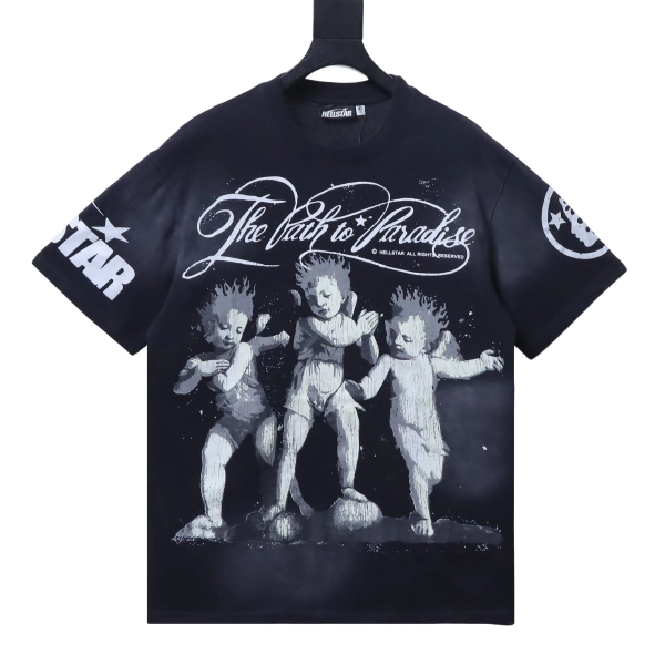 Hellstar Kid Figure Print Short Sleeve Tee