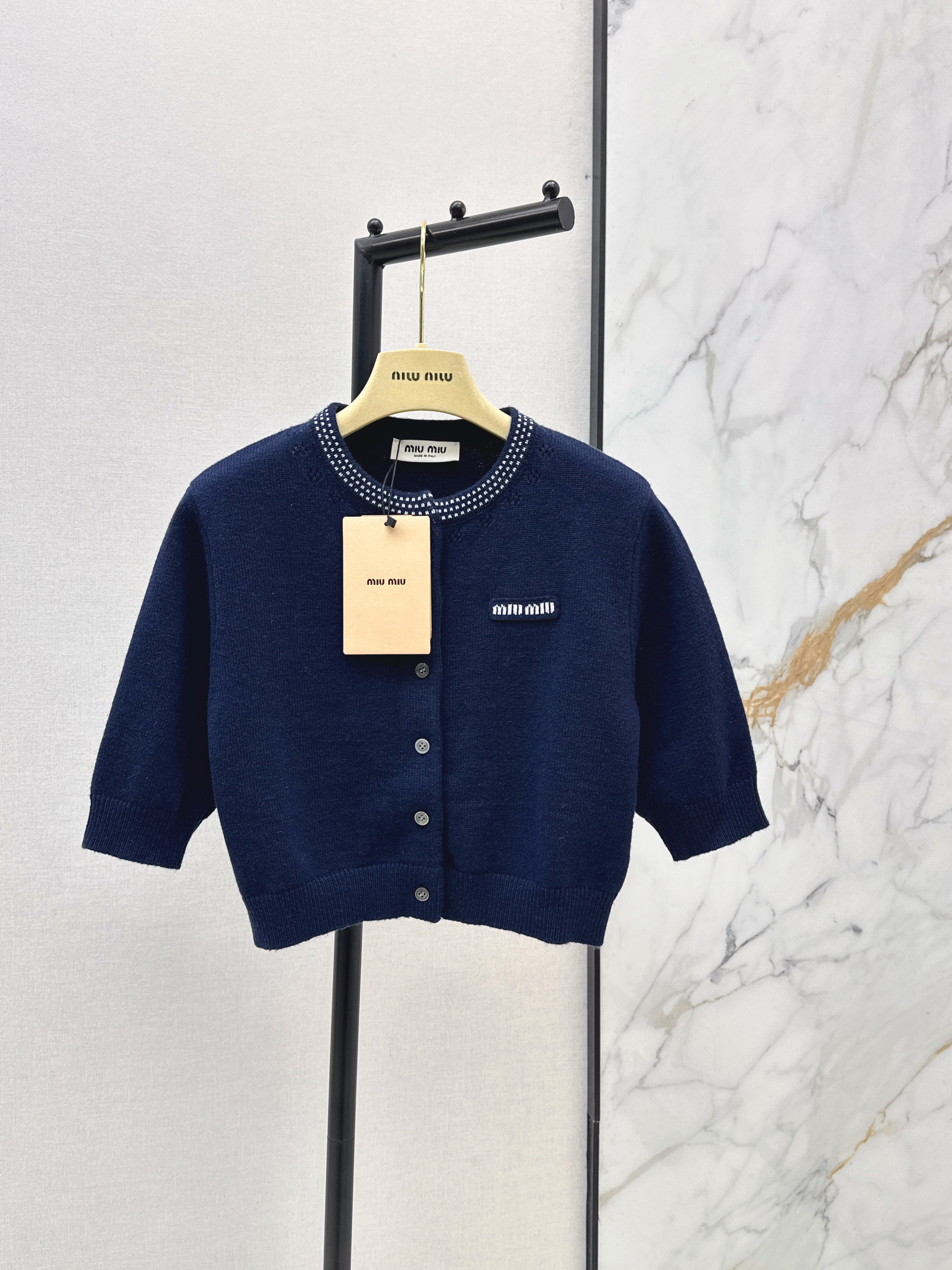 Miu New cropped knitwear