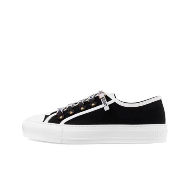 Dior Walk'N'Dior Low Top Black Canvas  KCK177CVA_S12X