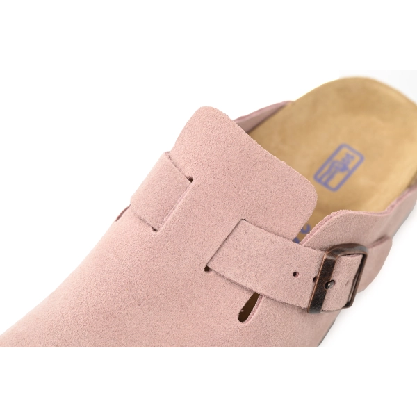 Birkenstock Boston Suede Leather Light Rose 1026171