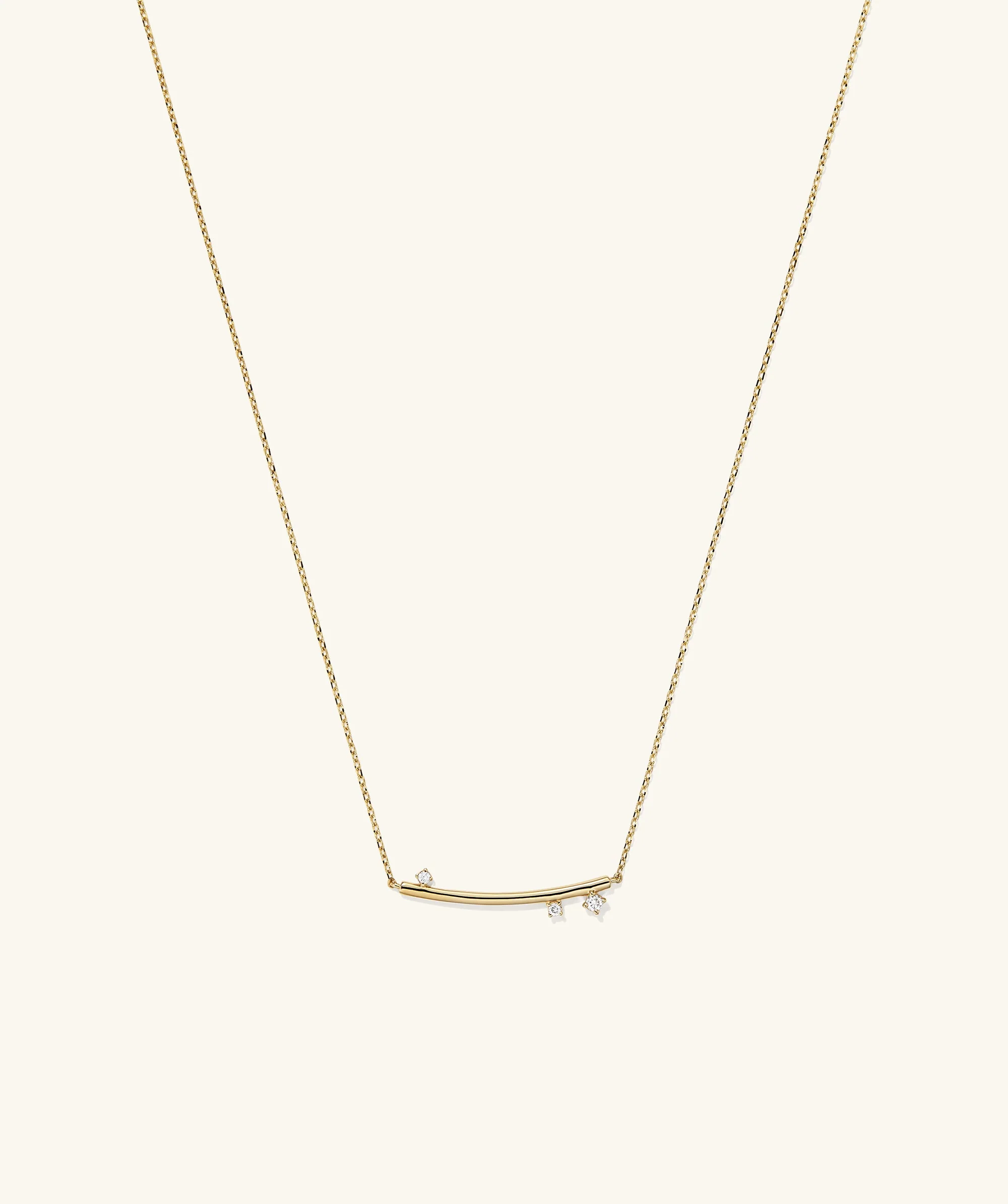 Celeste Lab Grown Diamond Horizon Necklace