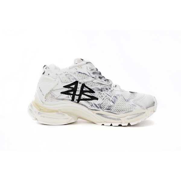 Balenciaga Runner White And Black Characters