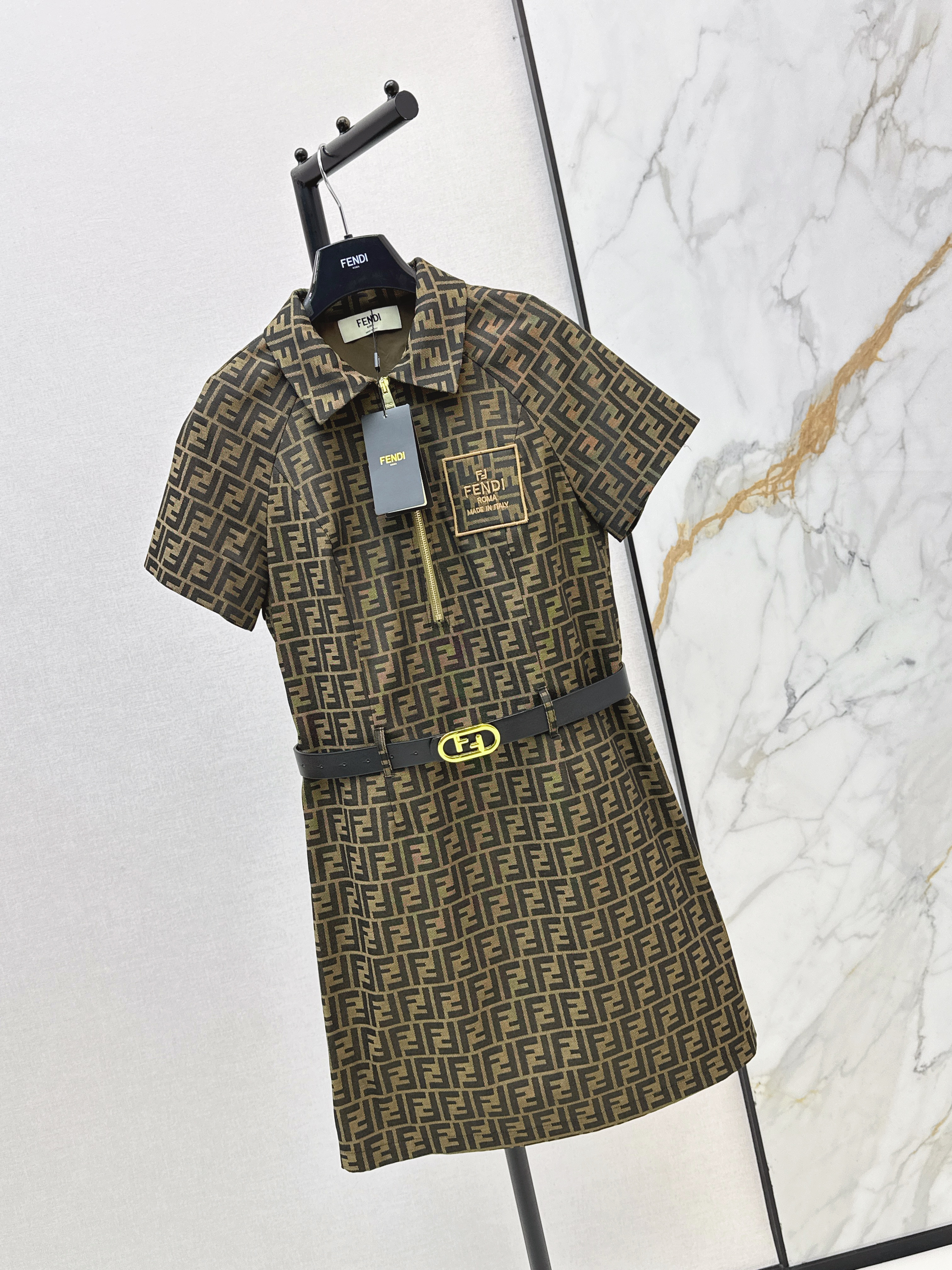 Fend New jacquard dress
