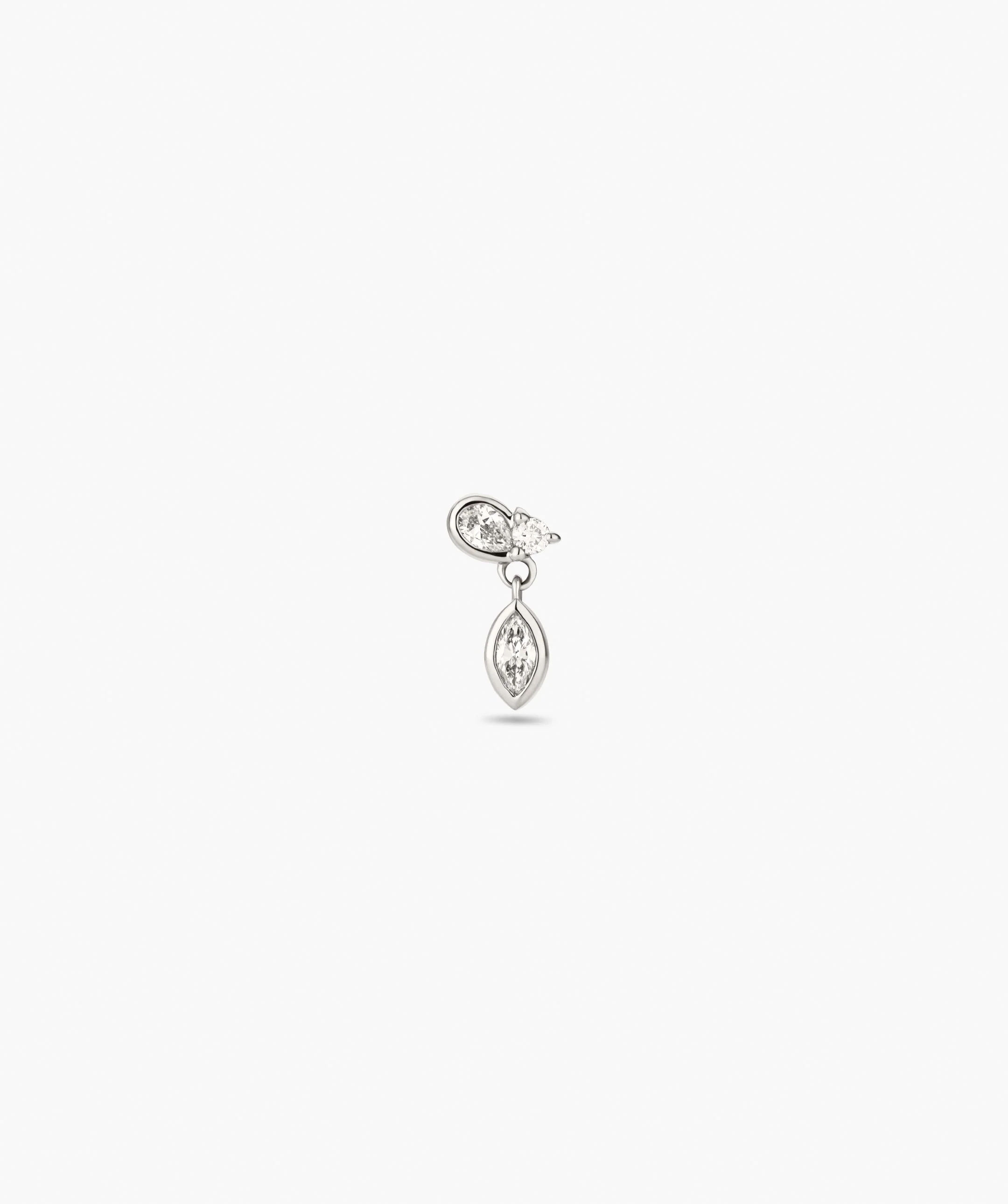 Piercing Studio - Single Lab Grown Diamond Drop Stud