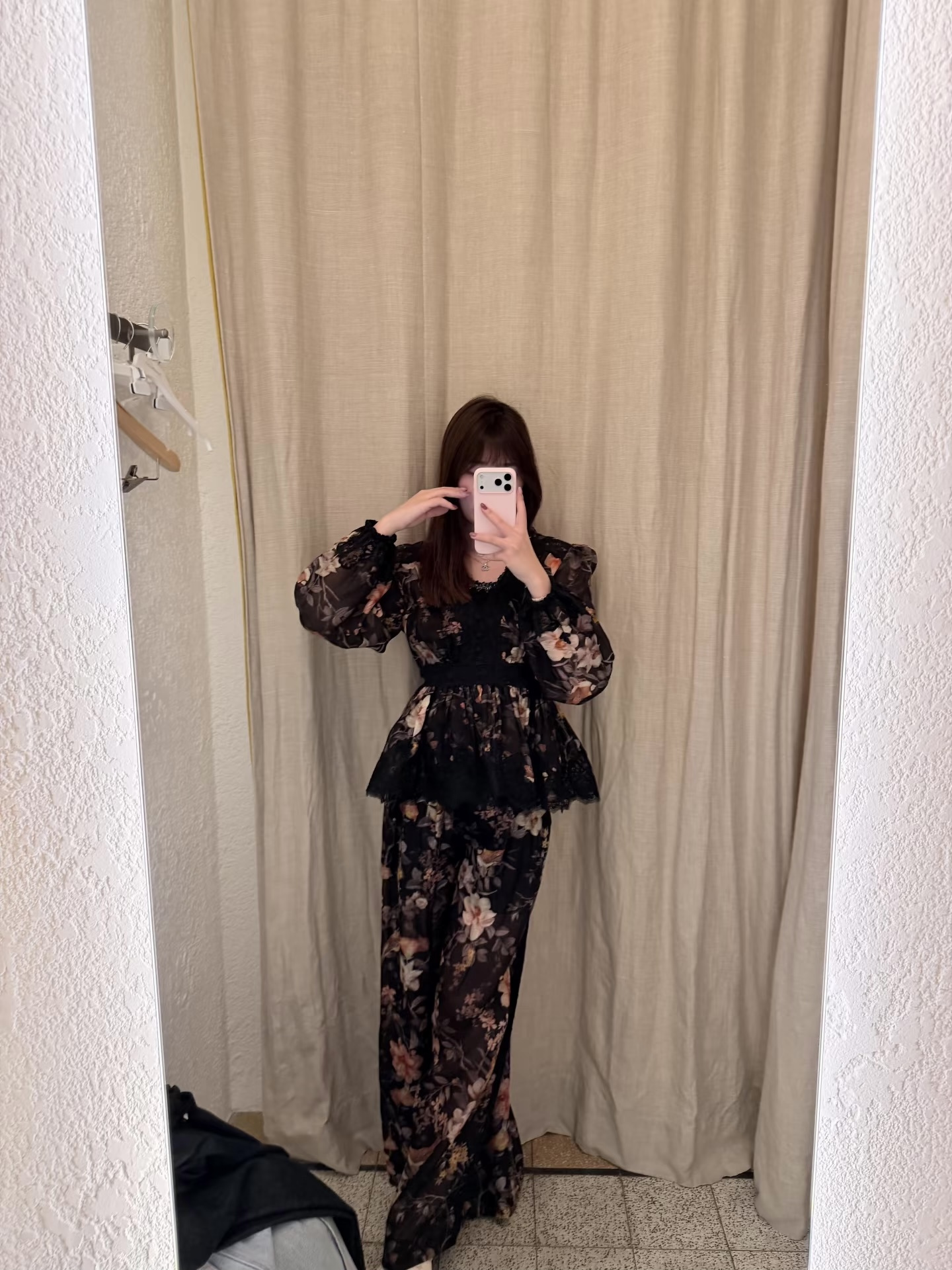 Zimm New Printed Waist-Cinching Top