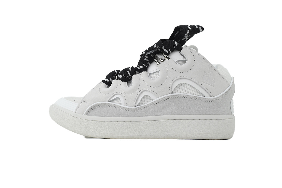 Lanvin Curb Sneakers White