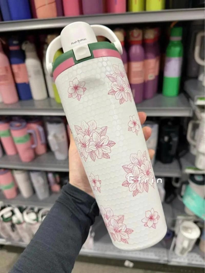 Owala FreeSip Sway 30oz Insulated Water Bottle - Azalea Masters Edition