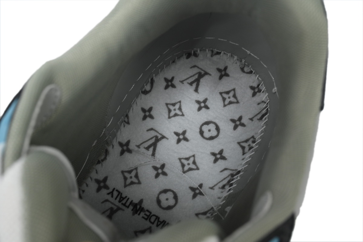 Pkkicks God Batch LOUIS VUITTON Trainer Black Blue