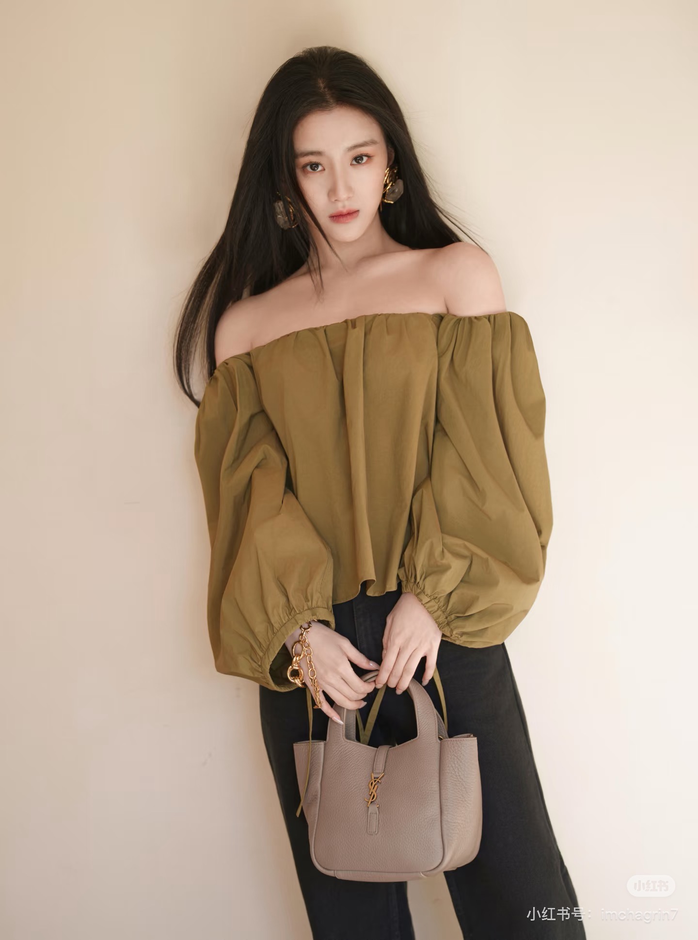Saint New Ruffled Puff Sleeve Top