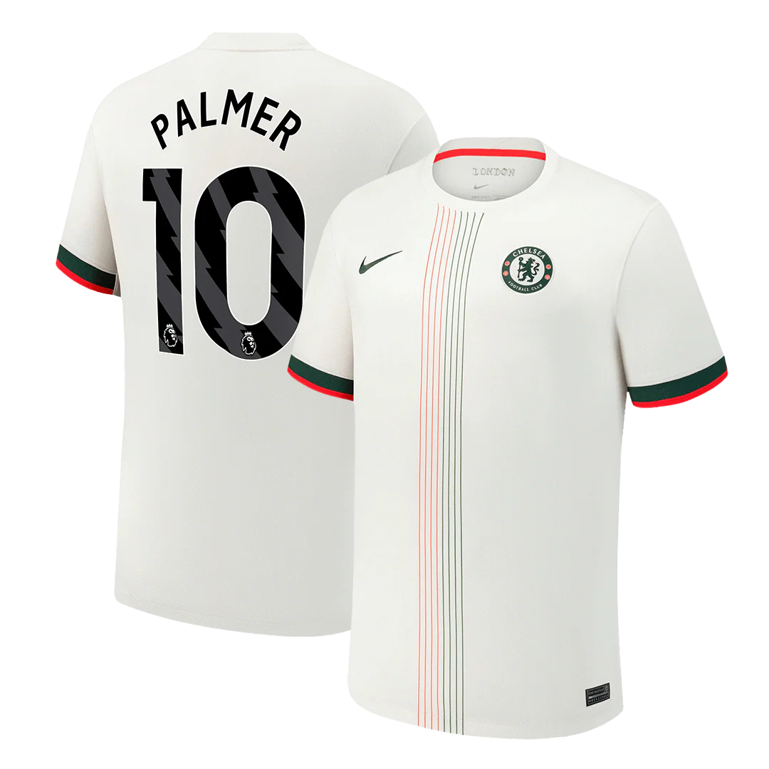 PALMER #10 Chelsea Away Soccer Jersey 2025/26 White