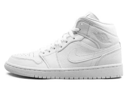 AJ1 Mid Triple White (2018) 554724-109