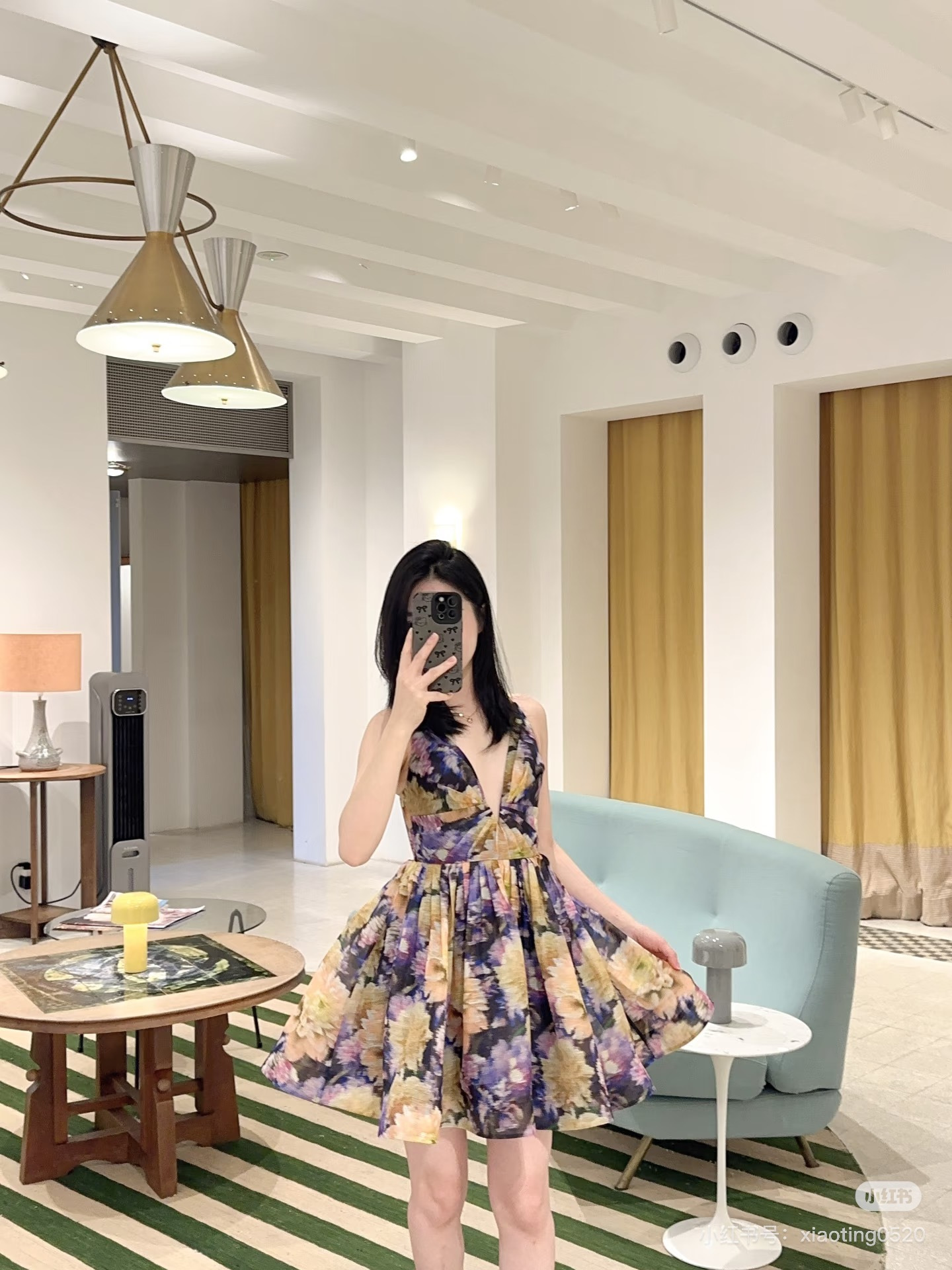 Zimm New slip print dress