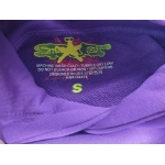 Sp5der Spider Web Print Gothic Punk Purple Hoodie